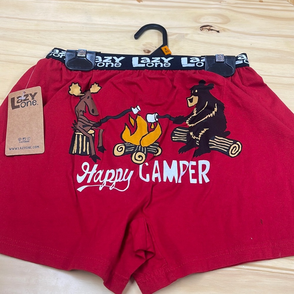Lazy One Happy Camper Boys Boxer